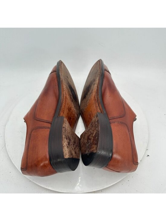Barker Men Sz 7 US 8 Brown Tan Leather Brogue Cap Toe Lace Up Oxford Dress Shoes main image 8